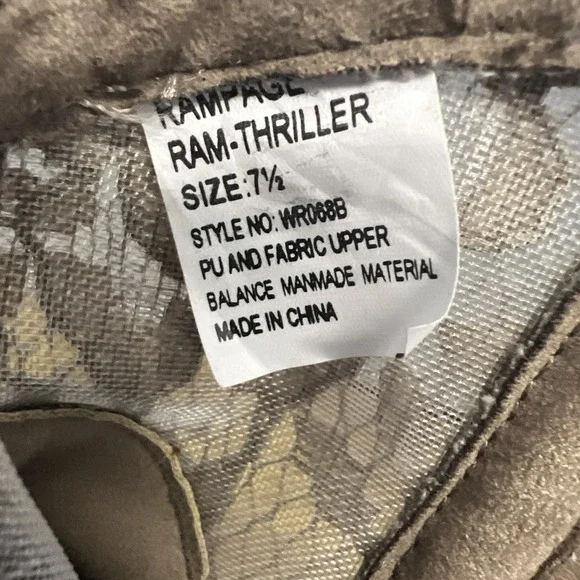 Rampage‎ Ram-Thriller Size 7.5 Womens Boots WR068B - Picture 11 of 16